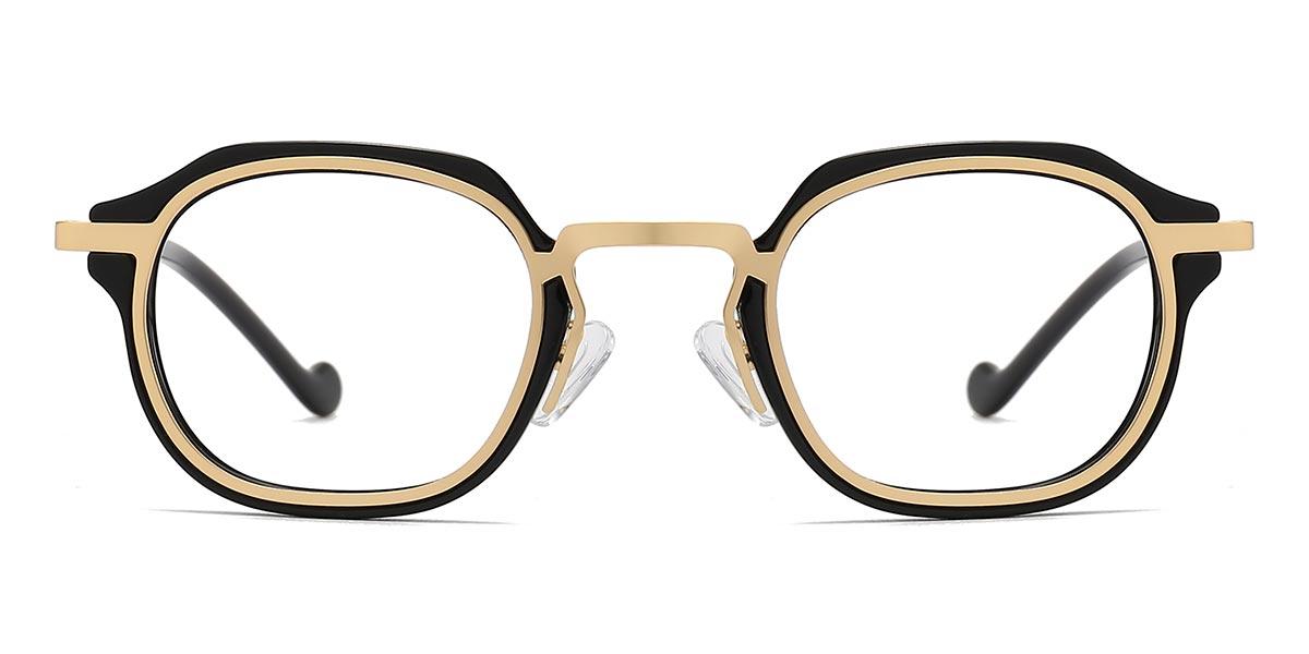 Black Gold Dayla - Oval Glasses
