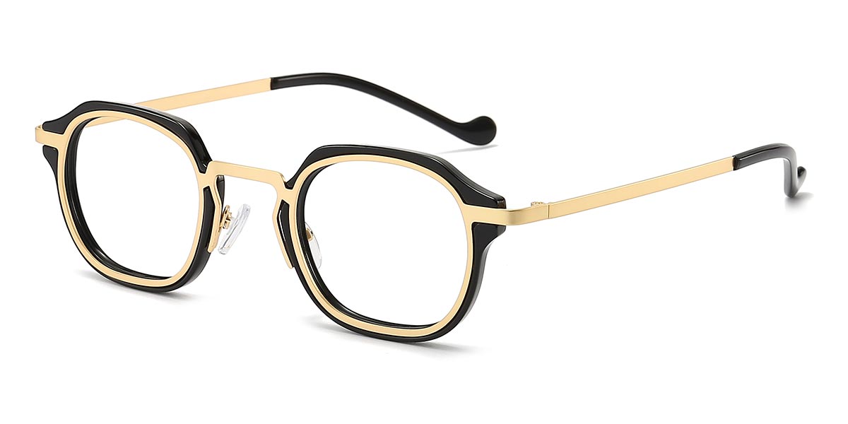 Black Gold - Oval Glasses - Dayla