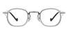 Silver Clear Dayla - Oval Glasses