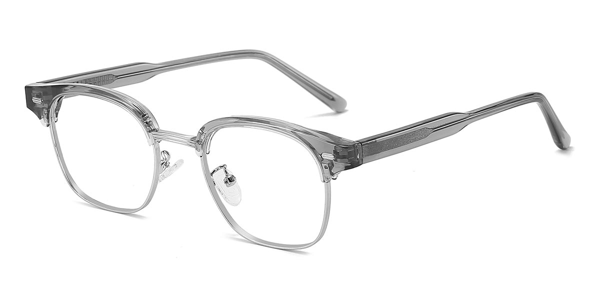 Grey - Square Glasses - Gianny