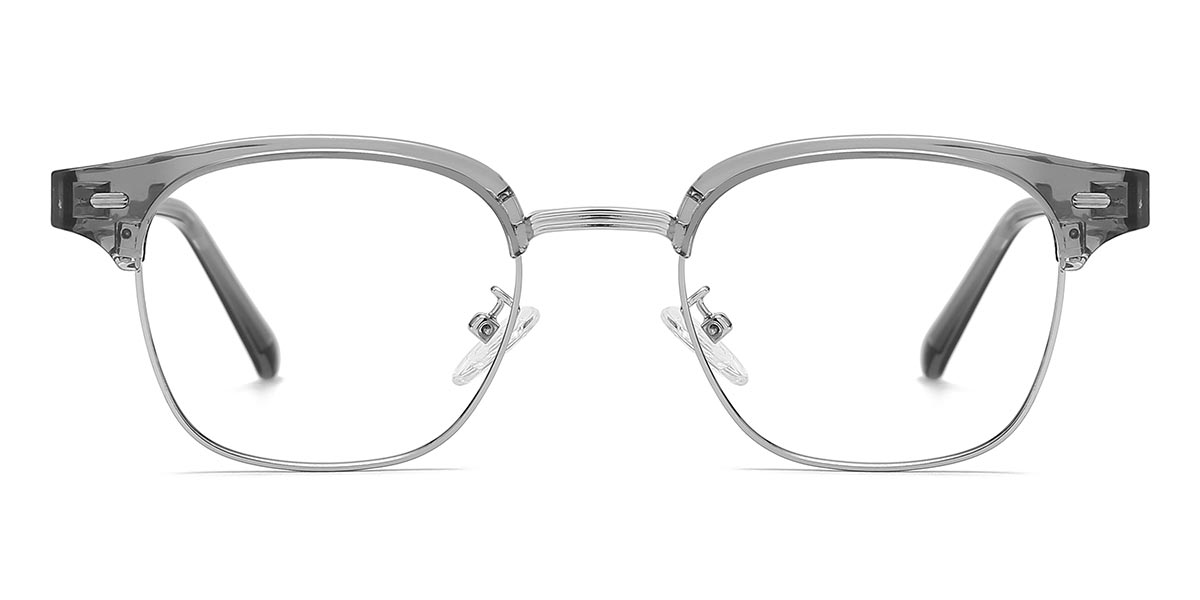 Grey - Square Glasses - Gianny