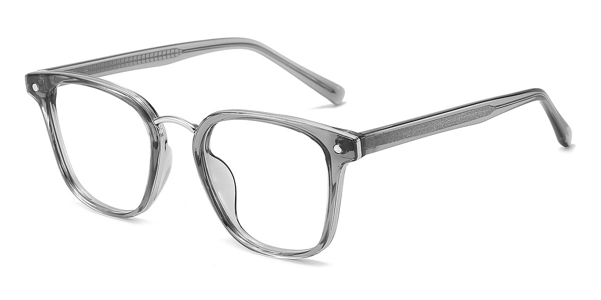 Grey - Square Glasses - Dija