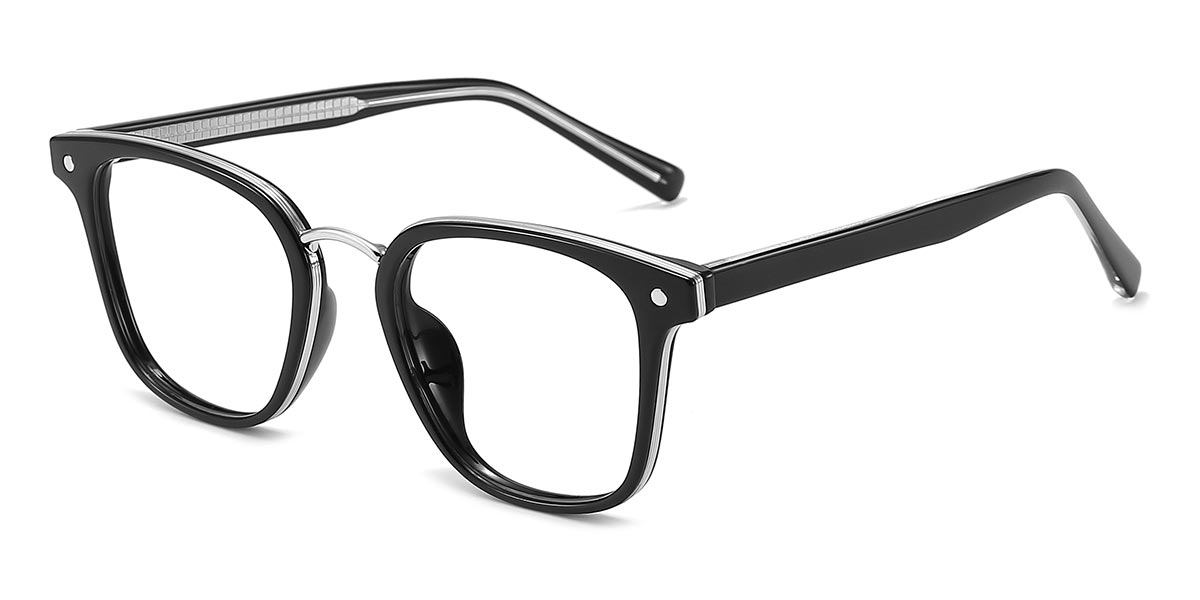 Black - Square Glasses - Dija