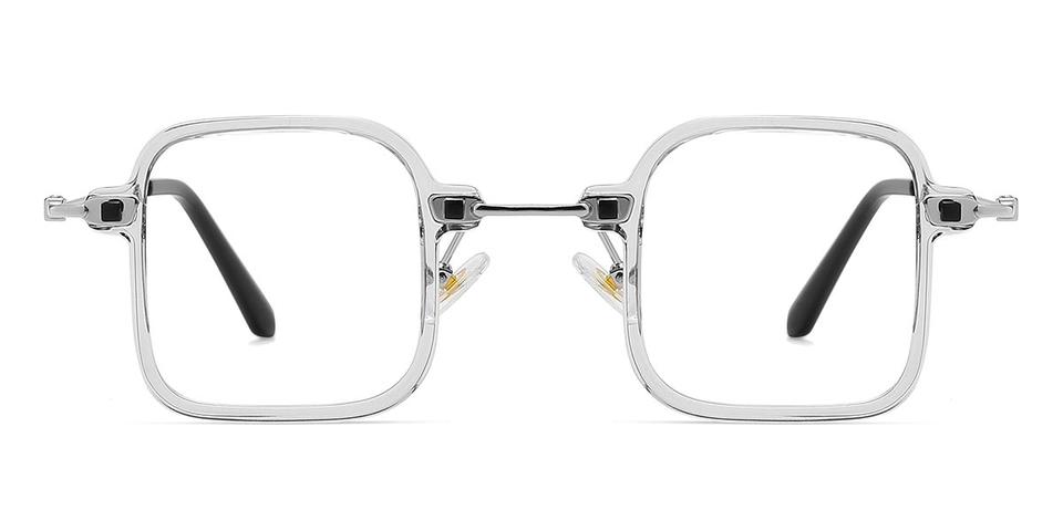 Silver Grey Ezri - Square Glasses