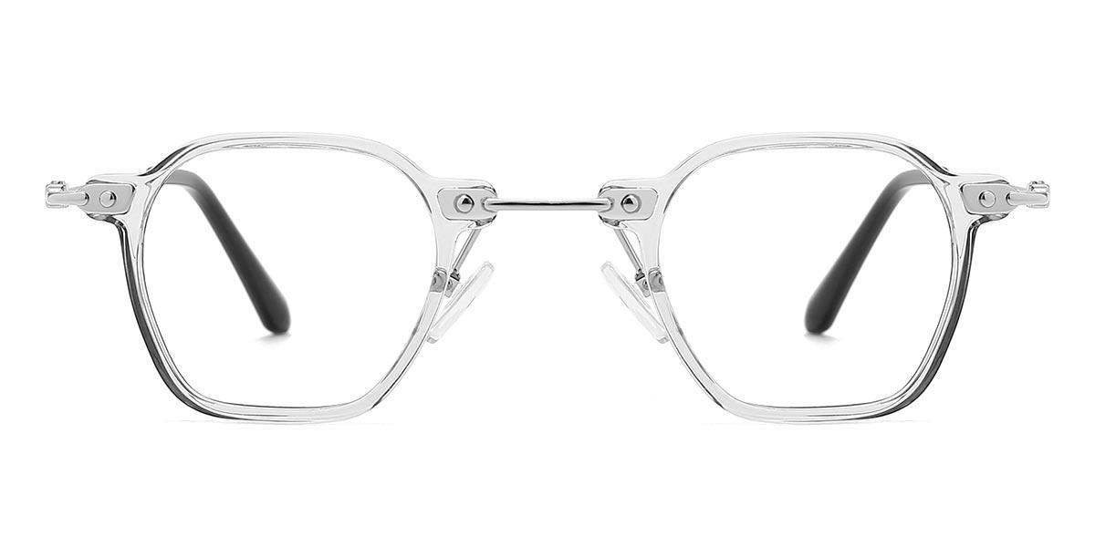 Clear Grey Elier - Square Glasses