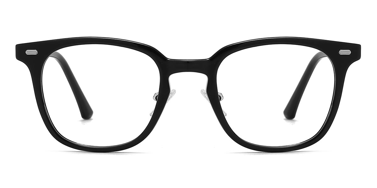 Black - Square Glasses - Elly