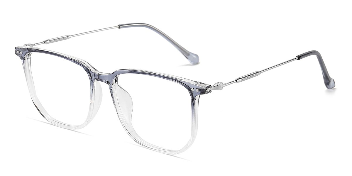 Blue - Square Glasses - Evey