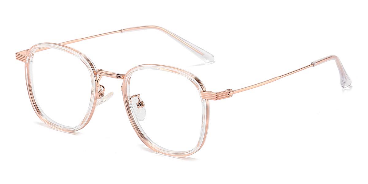 Pink Clear - Oval Glasses - Eirik