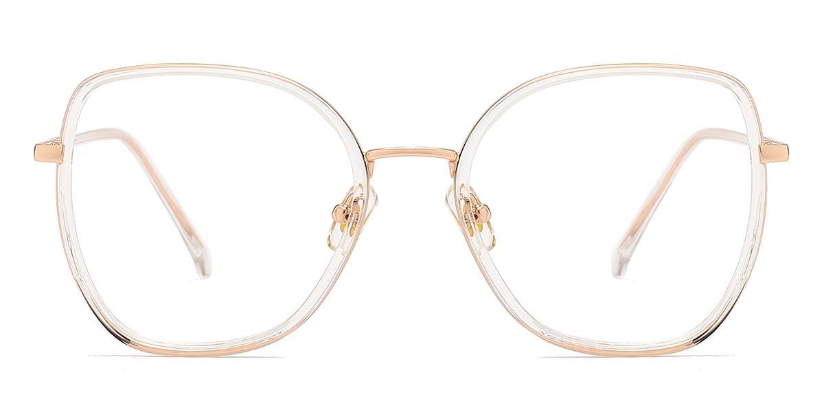 Clear Ettie - Oval Glasses