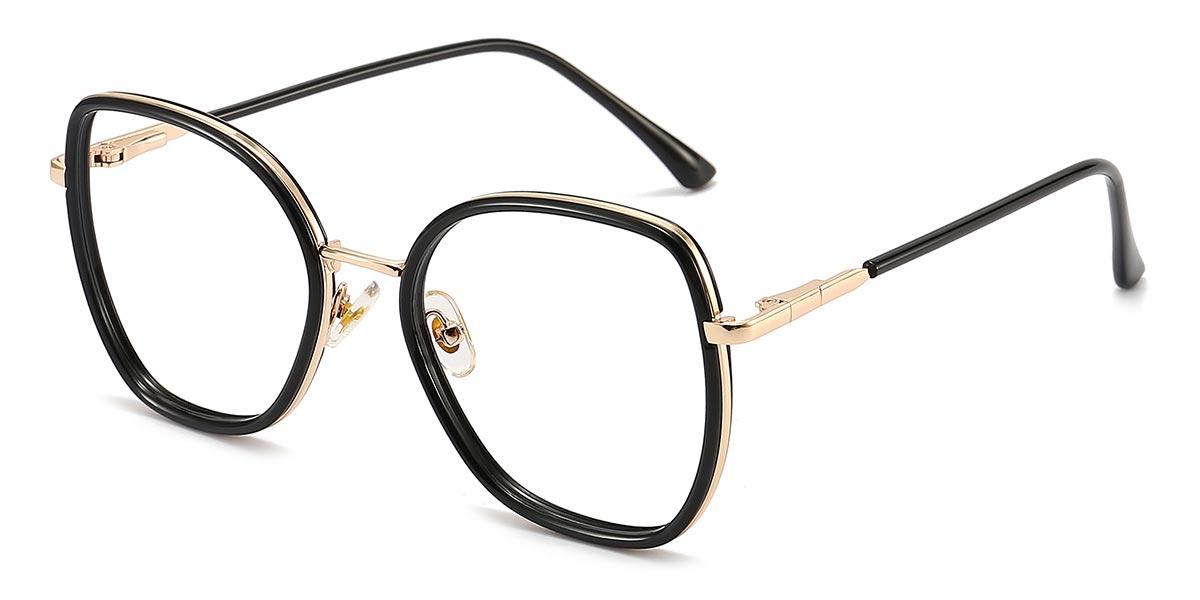 Black Ettie - Oval Glasses