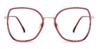 Cassis Purple Ettie - Oval Glasses