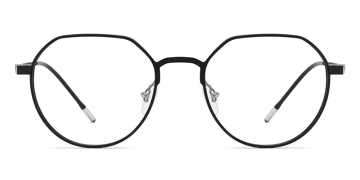 Black - Oval Glasses - Vava