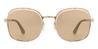 Gold Tawny Syed - Oval Sunglasses