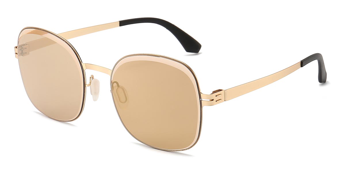 Gold Syed - Oval Sunglasses