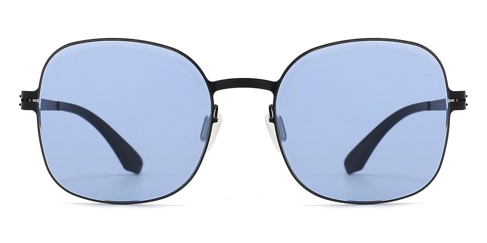 Black Blue Syed - Oval Sunglasses