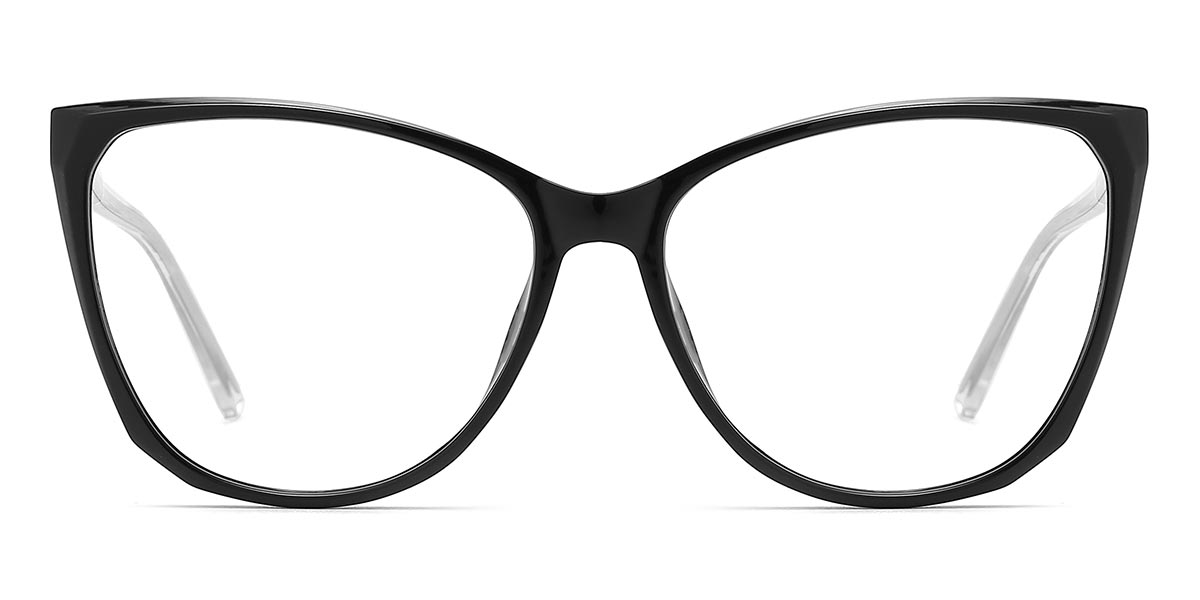 Black - Oval Glasses - Ozias