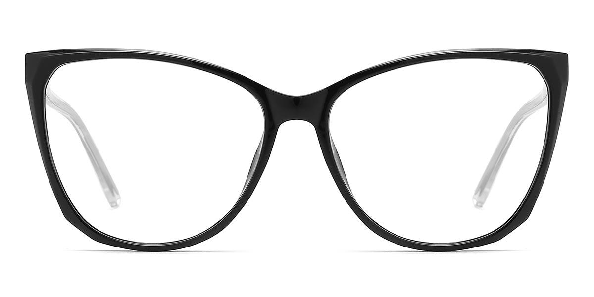 Black Ozias - Oval Glasses