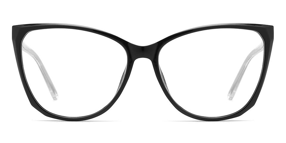 Black Ozias - Oval Glasses