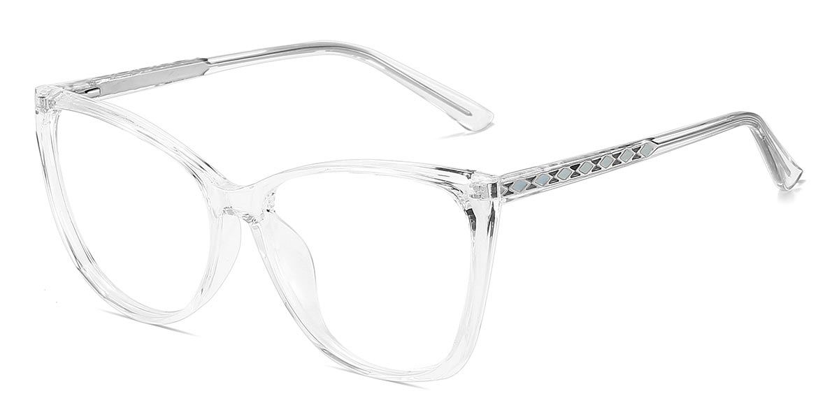 Clear - Oval Glasses - Ozias