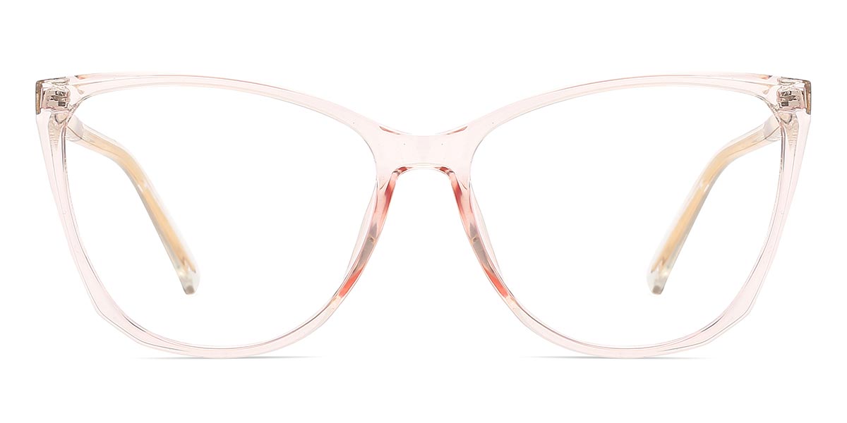 Pink - Oval Glasses - Ozias