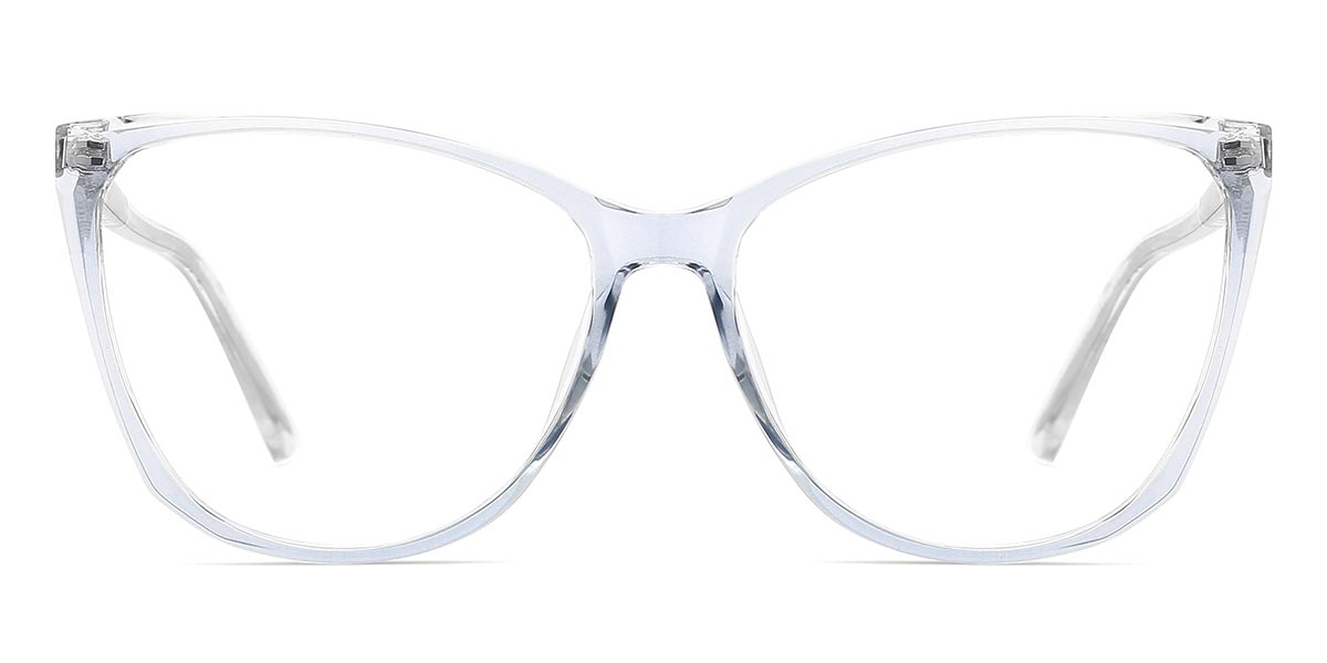 Blue - Oval Glasses - Ozias