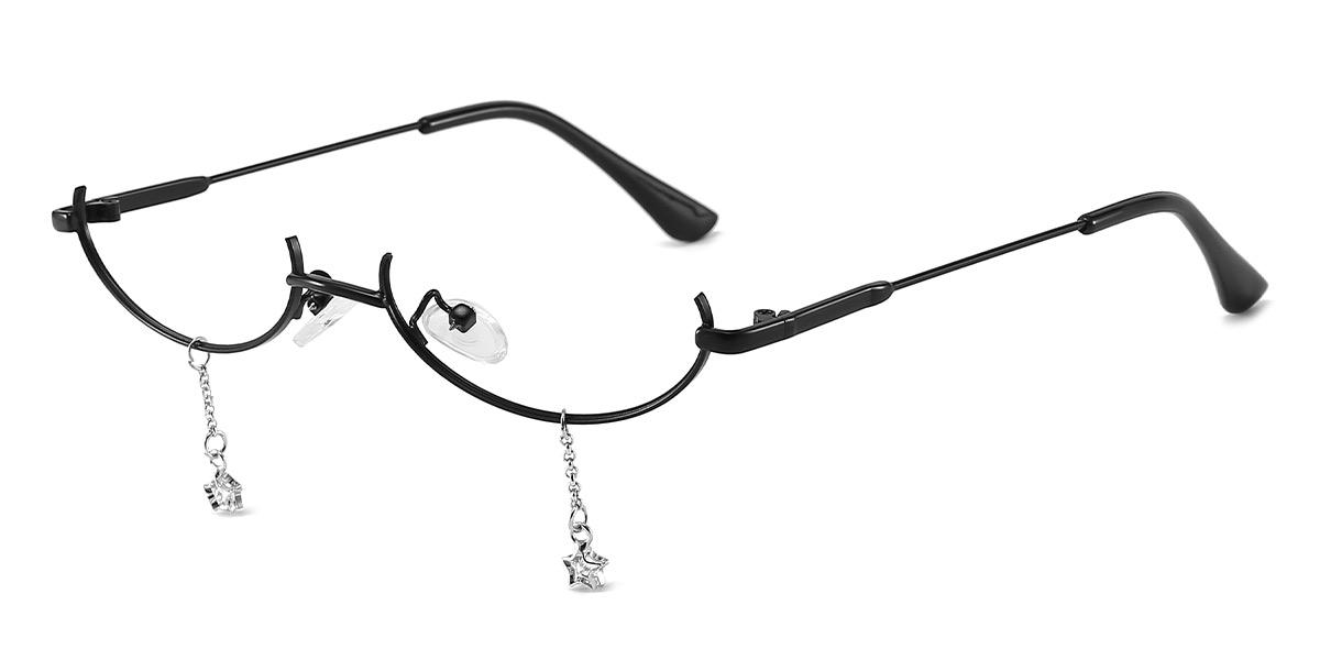 Black Oaklee - Oval Glasses