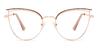 Cameo Brown Marmik - Oval Glasses