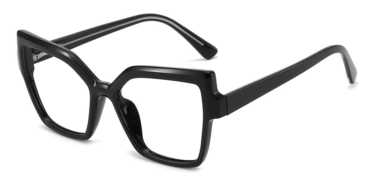 Black - Square Glasses - Marly