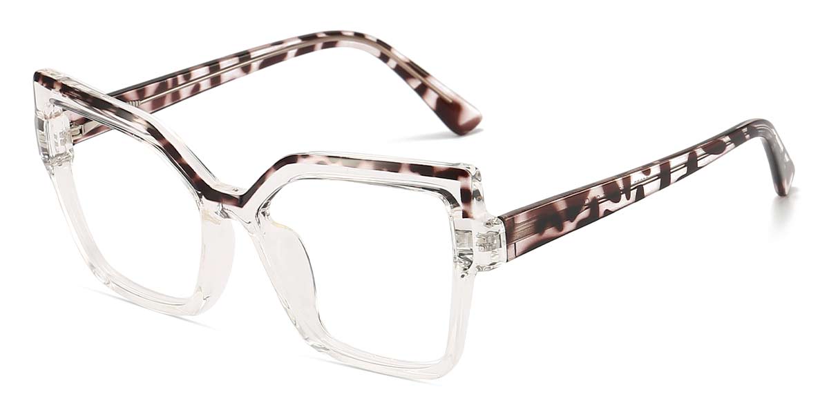 Clear - Square Glasses - Marly