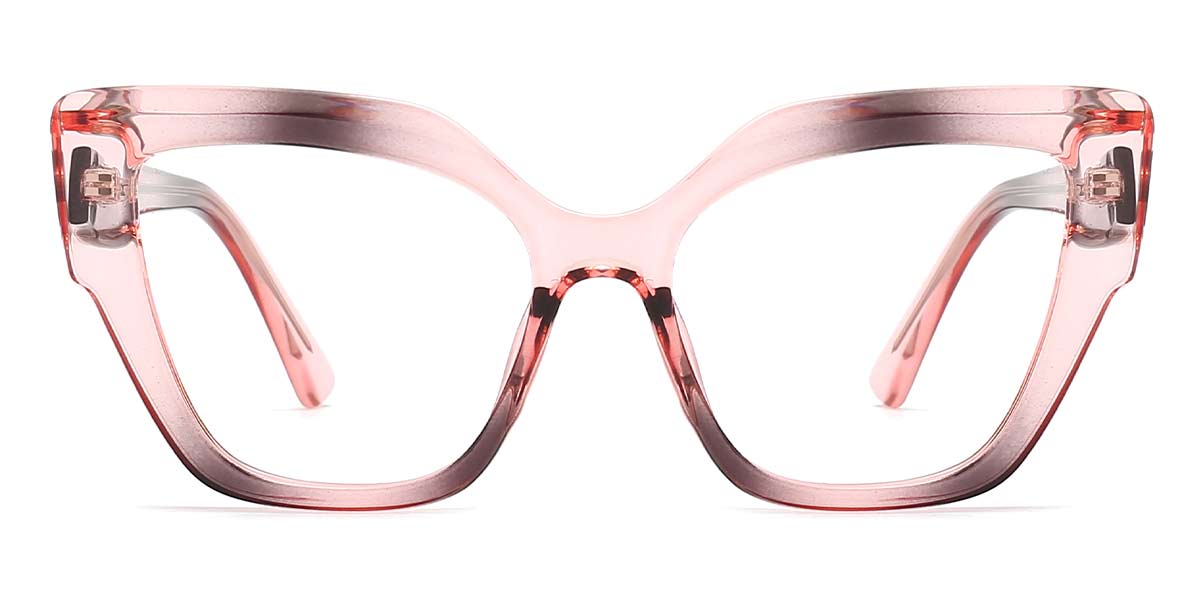 Pink Black - Square Glasses - Markein