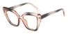 Tawny Black Markein - Square Glasses