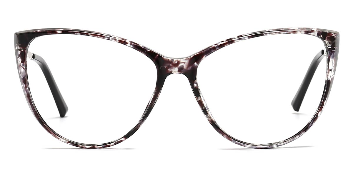 Grey Tortoiseshell - Cat eye Glasses - Caius