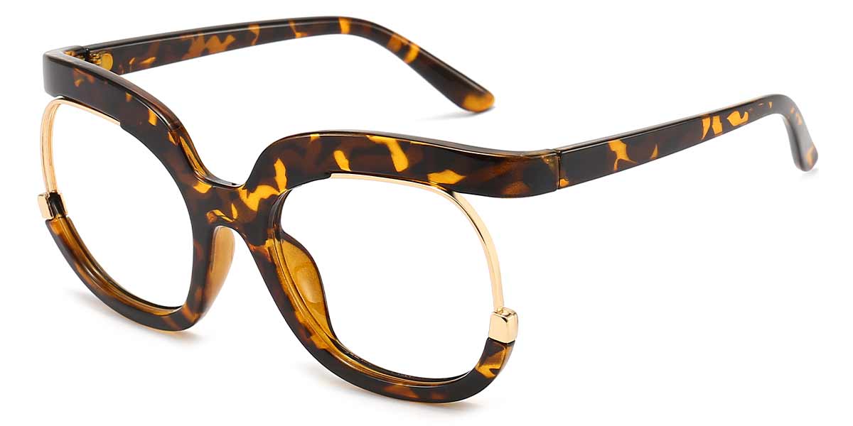 Yellow Tortoiseshell Isla Glasses - Oval Glasses