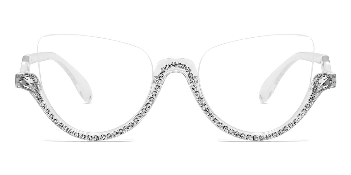 White Diamond - Cat eye Glasses - Behati