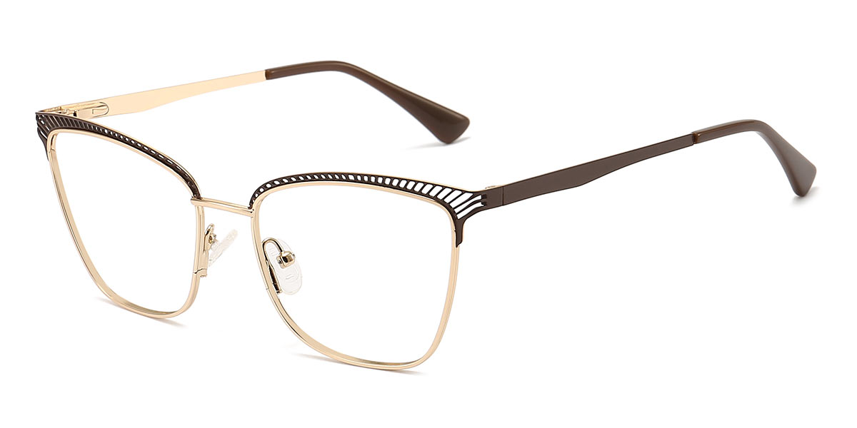 Brown - Square Glasses - Pihu