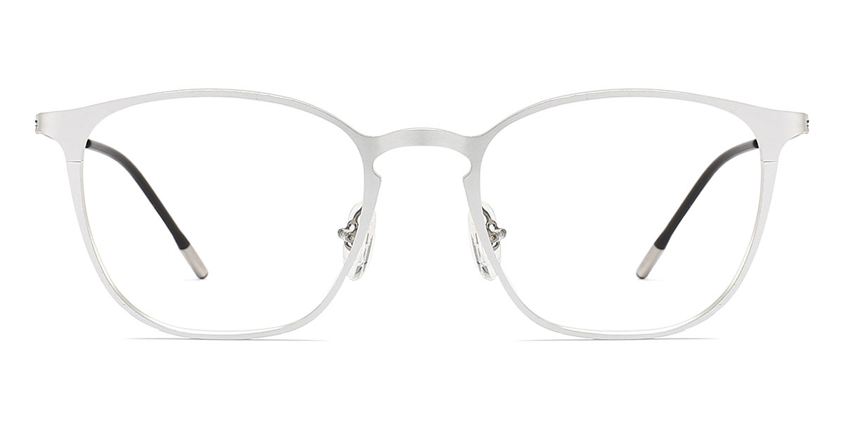 Silver - Square Glasses - Kail