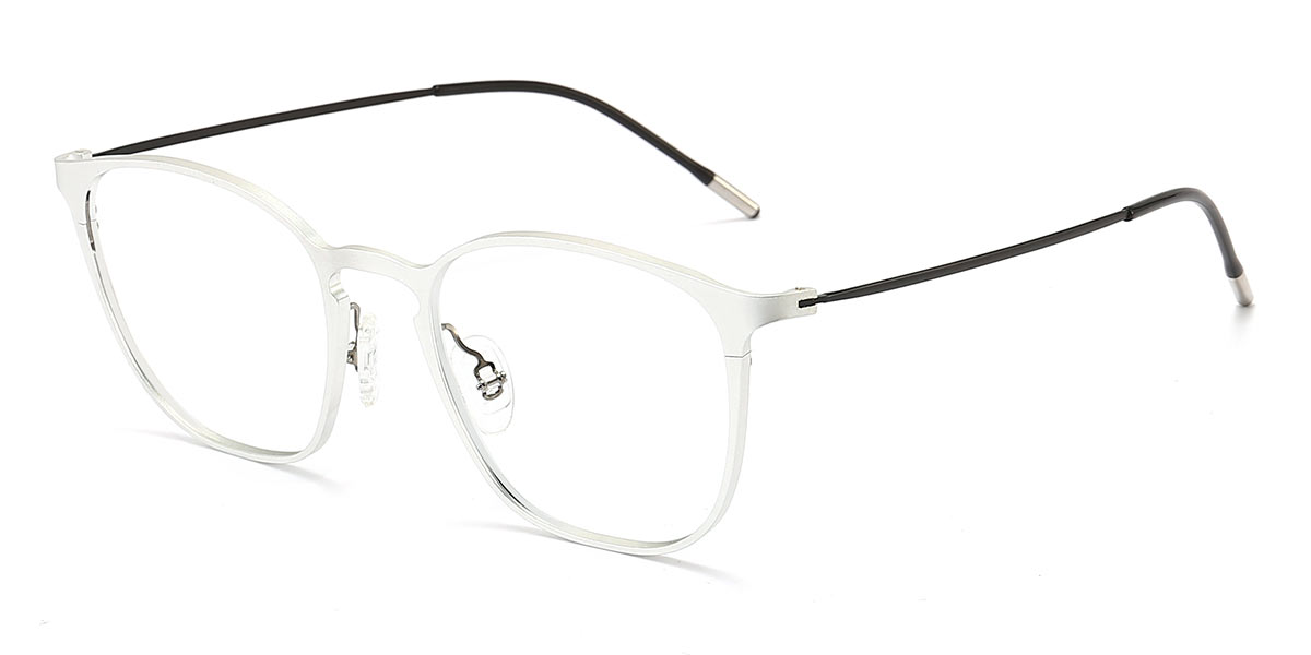 Silver - Square Glasses - Kail