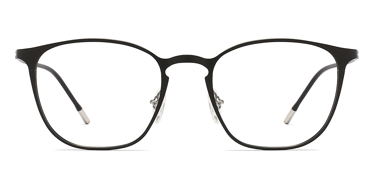 Black - Square Glasses - Kail
