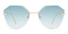 Gradual Blue Camila - Oval Sunglasses