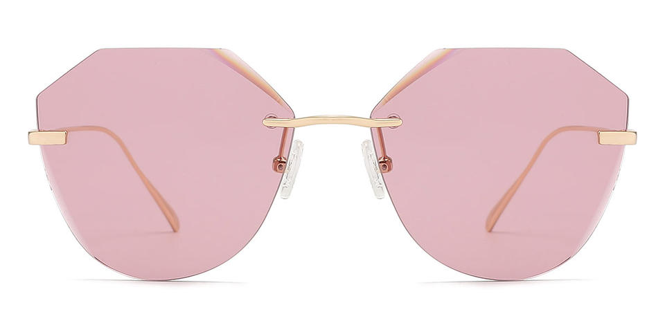 Pink Camila - Oval Sunglasses
