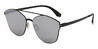 Black White Mirror Adnan - Aviator Sunglasses