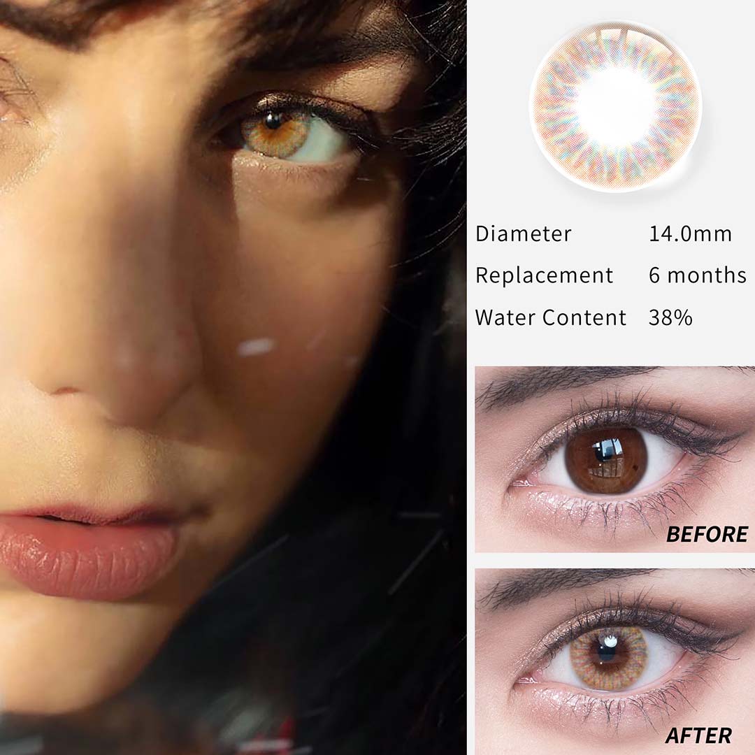 LOLITA Brown Contact Lenses - Charly