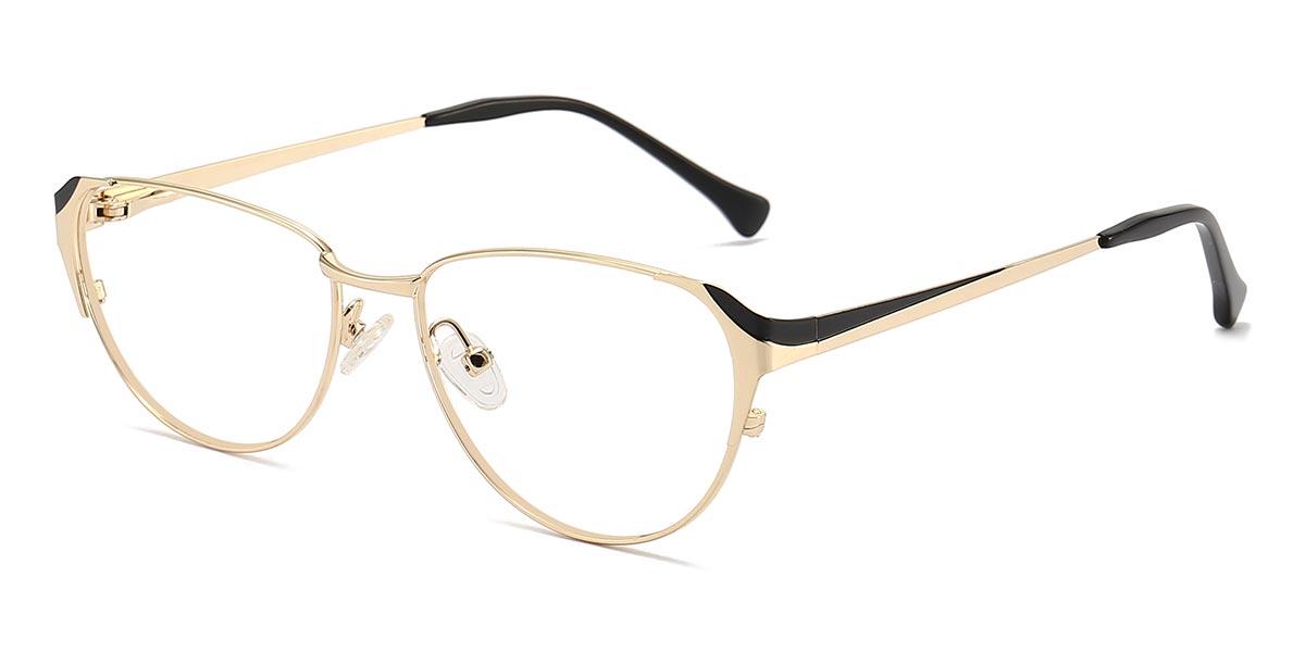 Gold Malece - Oval Glasses