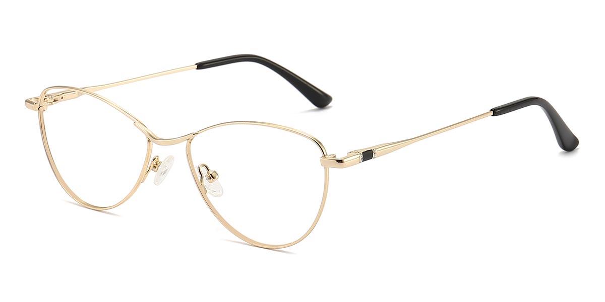 Gold Deshi - Oval Glasses