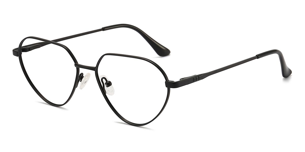 Black - Oval Glasses - Malee