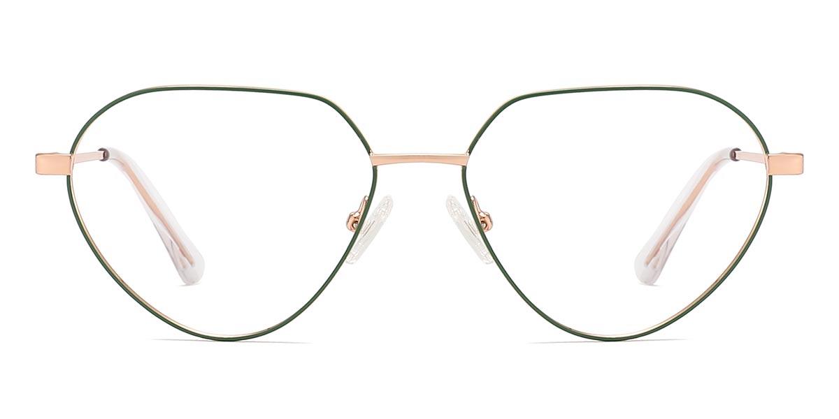 Green Malee - Oval Glasses