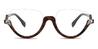 Deep Tortoiseshell Mozana - Cat Eye Glasses
