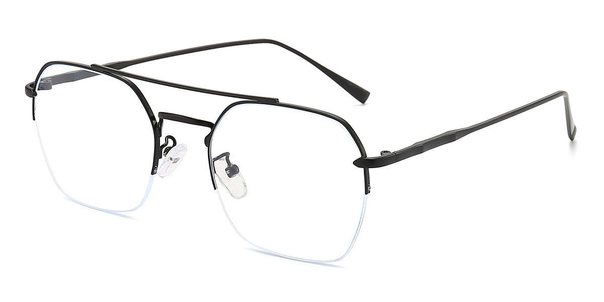 Black - Aviator Glasses - Dallis
