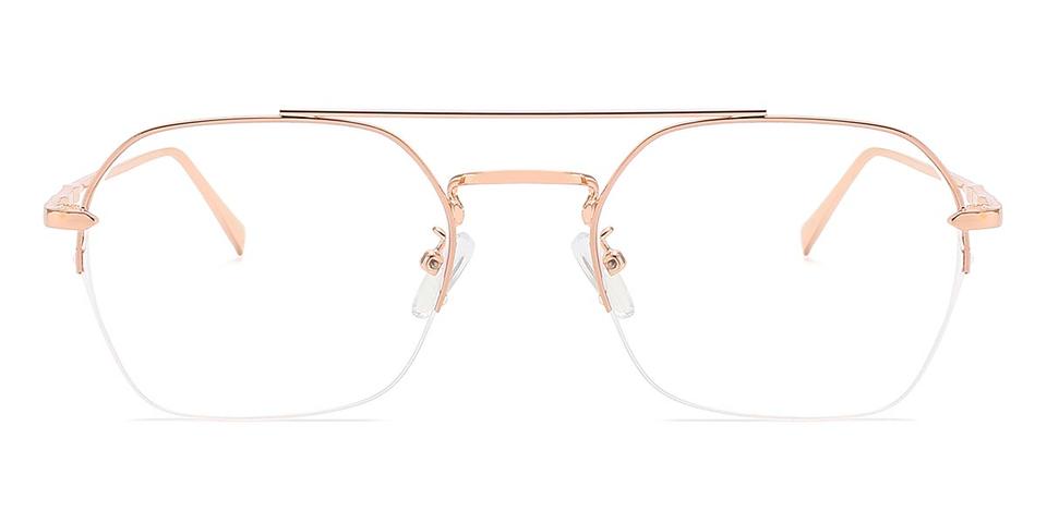 Rose Gold Dallis - Aviator Glasses