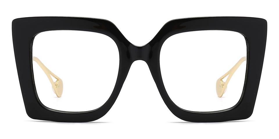 Black Elleri - Square Glasses